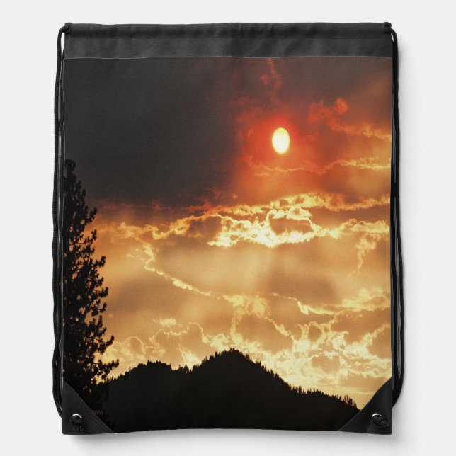 Wallows Fire Sky....... Drawstring Bag (Front)