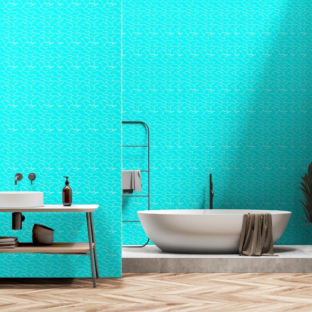 Wallpaper Abstract Cloud like Image Wallpaper (Bathroom)