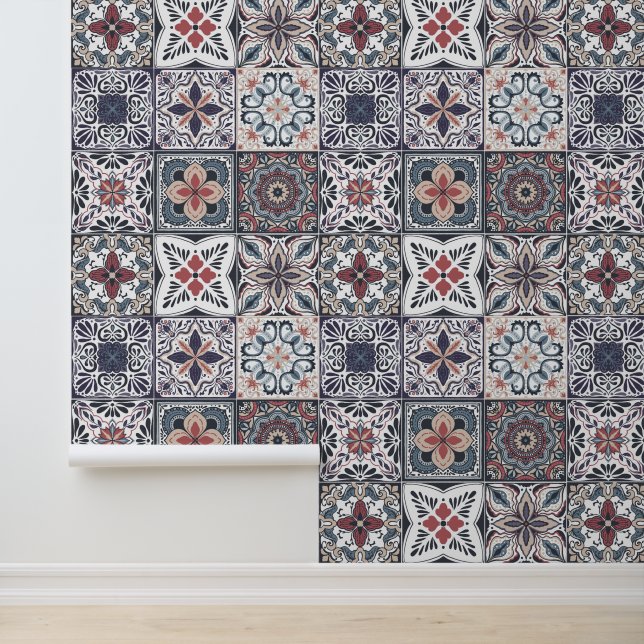 Wallpaper Backsplashes/Talavera inspired tiles 2 (Application)
