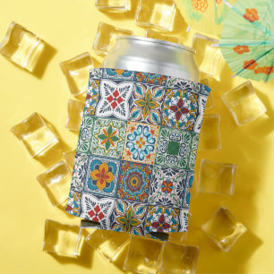 Wallpaper Backsplashes/Talavera inspired tiles Can Cooler
