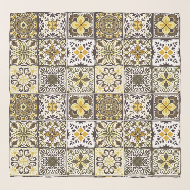 Wallpaper Backsplashes/Talavera inspired tiles/ Scarf (Front)