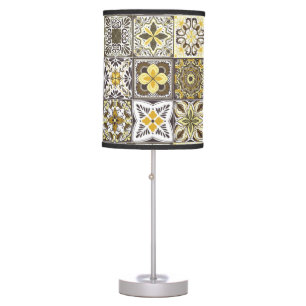 Wallpaper Backsplashes/Talavera inspired tiles/ Table Lamp