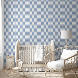 Wallpaper Blue & White Stripe