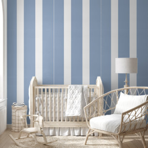 Wallpaper Blue & White Stripe Wallpaper
