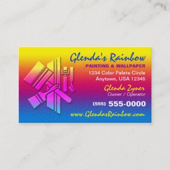 Wallpaper Business Card by coolcards_biz at Zazzle