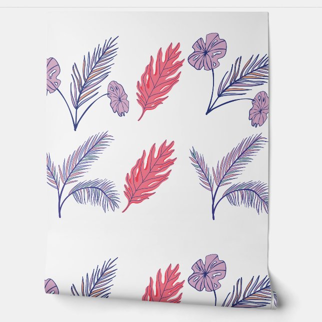 Wallpaper coral-purple (Unrolling)