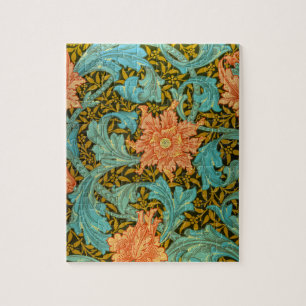 Wallpaper Design, Single Stem by William Morris Jigsaw Puzzle