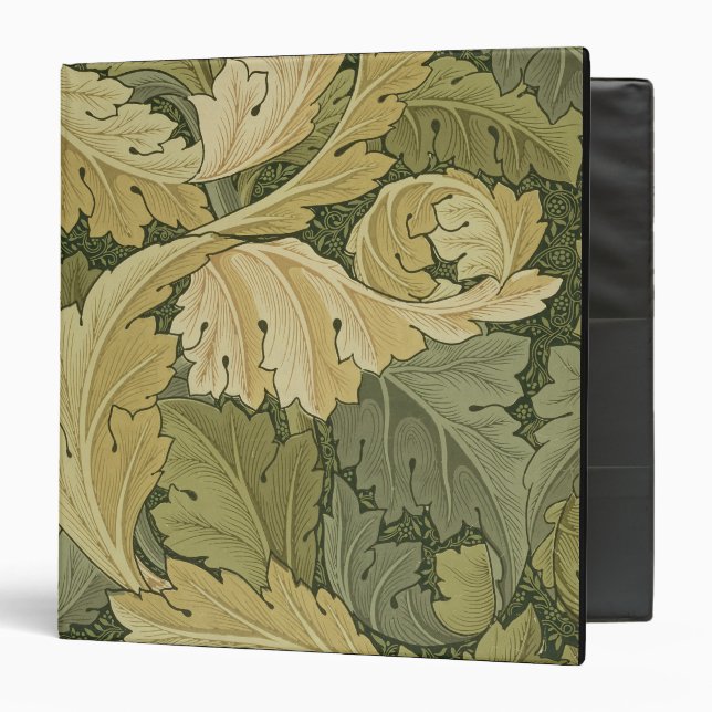Wallpaper Design with Acanthus/Woodland colours, 1 Binder (Front/Inside)