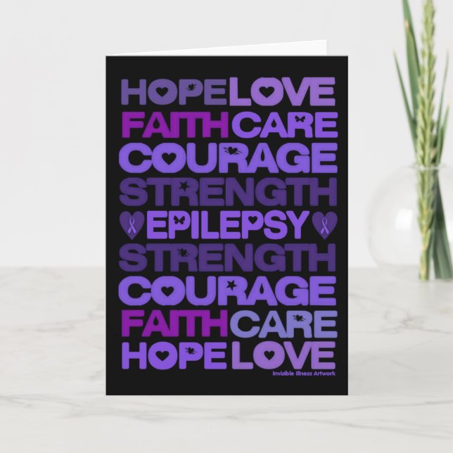 Wallpaper...Epilepsy Card (Front)