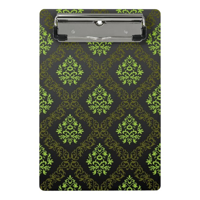 Wallpaper Floral Green Mini Clipboard (Front)