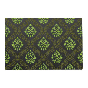 Wallpaper Floral Green Placemat