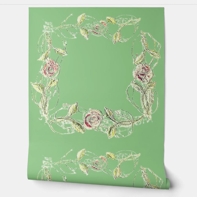 Wallpaper FLOWER  STYLE DESIGN (Unrolling)