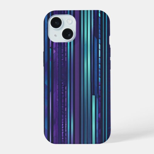 Wallpaper futuristic lines iPhone 15 case