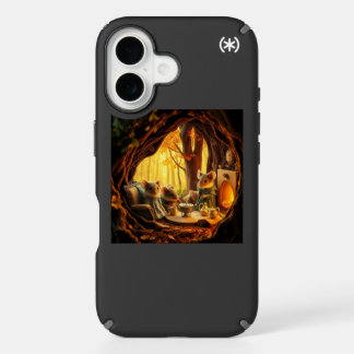 Wallpaper Mouse Family Tea iPhone 16 Case