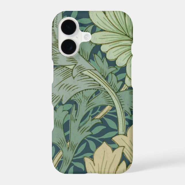 Wallpaper Pattern Sample with Chrysanthemum Iphone Case (Back)
