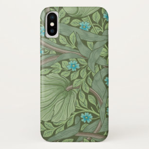 Wallpaper Pattern Sample with Forget-Me-Nots iPhone X Case