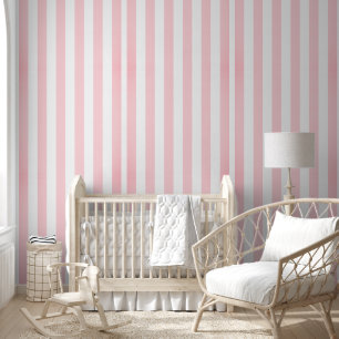 Wallpaper Pink & White Stripe