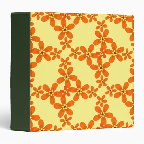 wallpaper retro orange 1970 3 ring binder