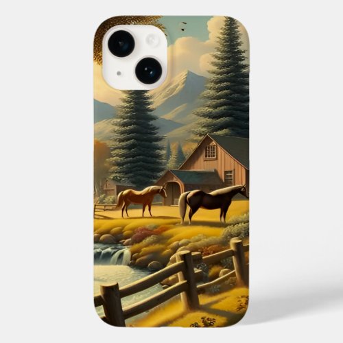 Wallpapers Vintage Retro 1940s Case_Mate iPhone 14 Case