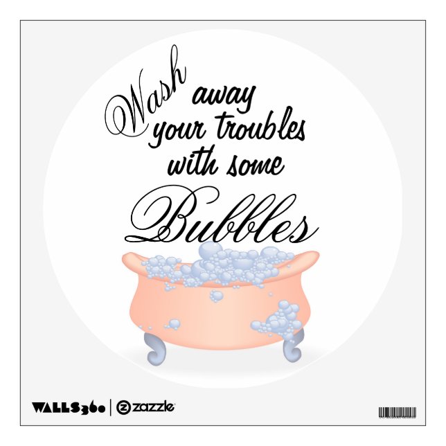 Walls 360 Custom Wall Decal/Bubbles Wall Sticker (Front)