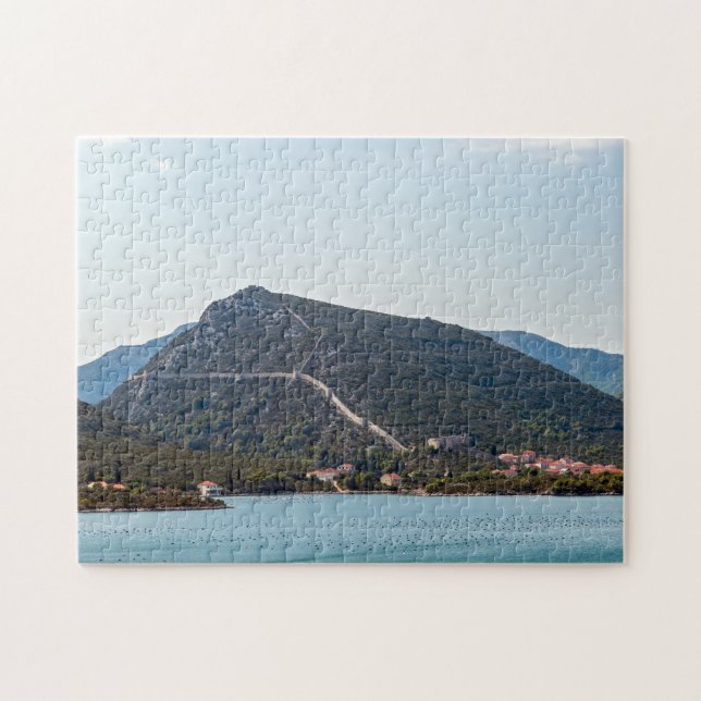 Walls of Ston - Dalmatia, Croatia Jigsaw Puzzle (Horizontal)