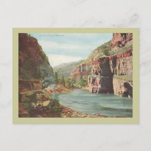 Walls of the Canon Grand River Canyon Postcard