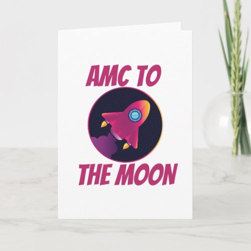 Wallstreetbets AMC _ Amc To The Moon Card