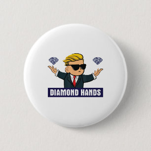 Wallstreetbets Diamond Hands - WSB Stock Market Op Button