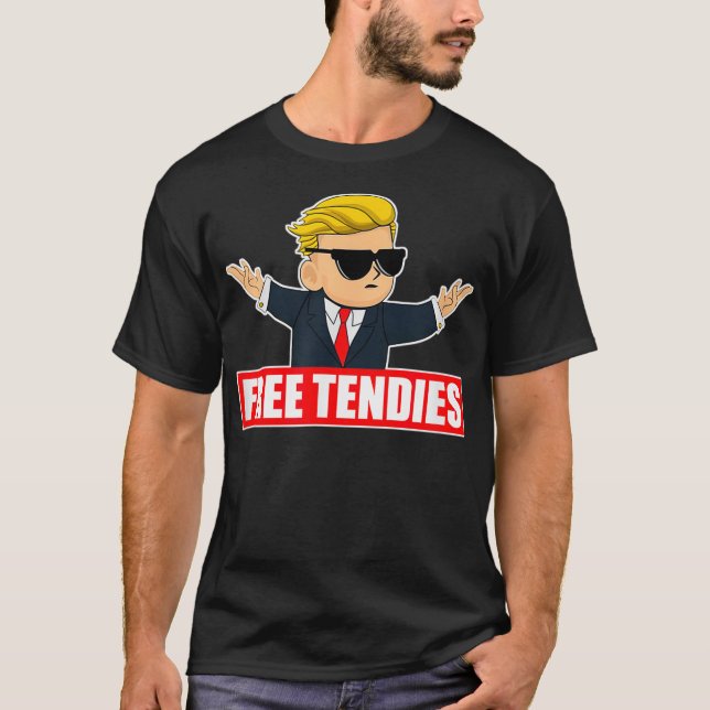 Wallstreetbets Free Tendies - WSB Stock Market T-Shirt (Front)