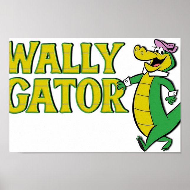 Wally Gator Logo Style Poster (Front)
