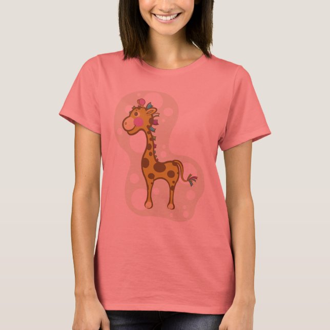 Wally the Giraffe Character T-Shirt (Front)