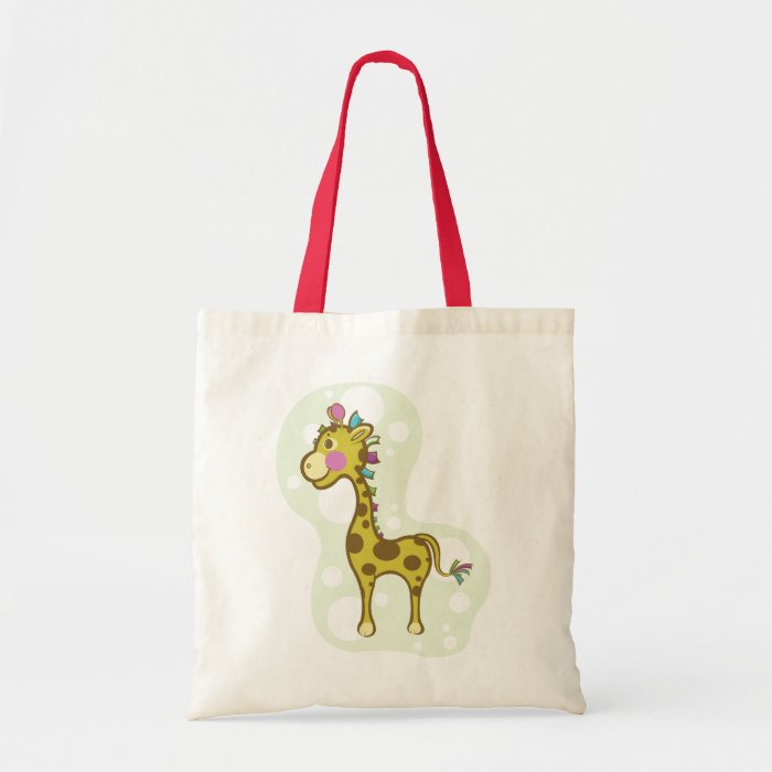 Wally the Giraffe Character Tote Bag