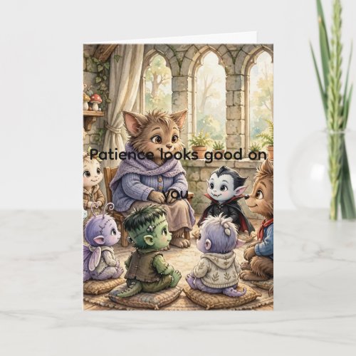 Wally the Werewolf Classroom Card — MeekDuke Books