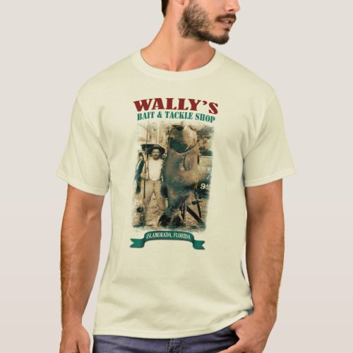 Wallys Bait  Tackle T_Shirt