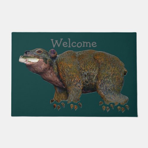 Walnut Bear Welcome Doormat