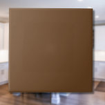 Walnut Brown Solid Color | Classic Elegant Ceramic Tile<br><div class="desc">Walnut Brown - Introducing the timeless allure of the Solid Color Design: a captivating blend of classic form and elegant simplicity. This design is a celebration of the power and beauty found in a single, striking hue. Exuding sophistication, the solid color design embraces the essence of minimalism, making it a...</div>