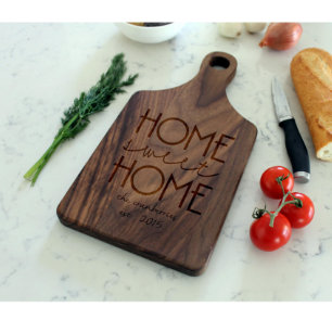 Walnut Family Name Paddle Board "Home Sweet Home"