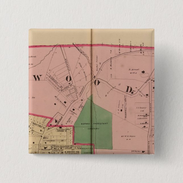 Walnut Hills, Ohio Pinback Button (Front)