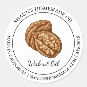 Walnut Oil Modern label