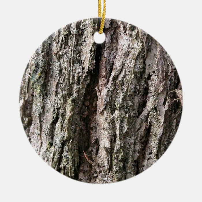 Walnut tree bark ornament
