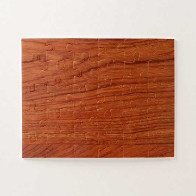 Walnut wood Blank Template DIY add TEXT IMAGE 99 Jigsaw Puzzle (Horizontal)