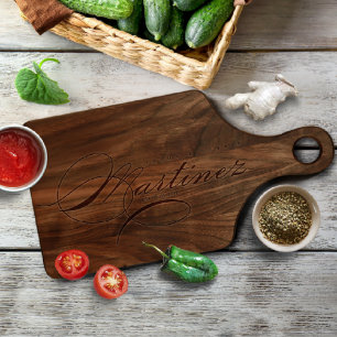 Walnut Wood Custom Laser Engraved Paddle Board