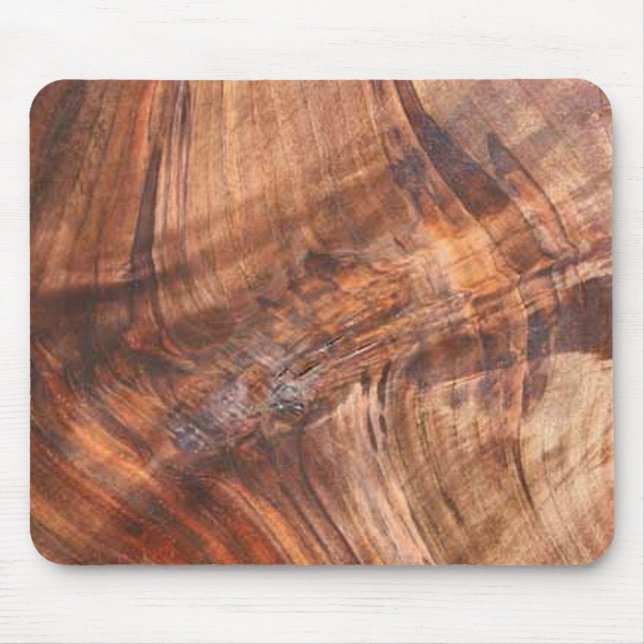 Walnut Wood Grain Mouse pad (Front)