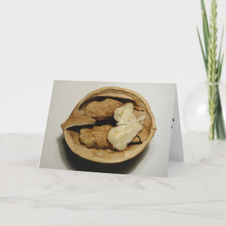 Walnuts greeting card