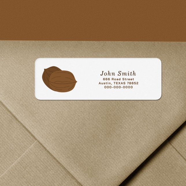 Walnuts Return Address Label (Walnuts Return Address Label)