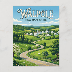 Walpole USA Postcard