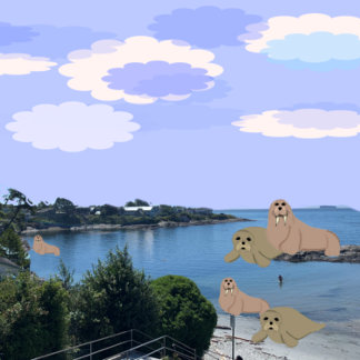 Walrus and Sea Lions Ocean Jigsaw Puzzle
