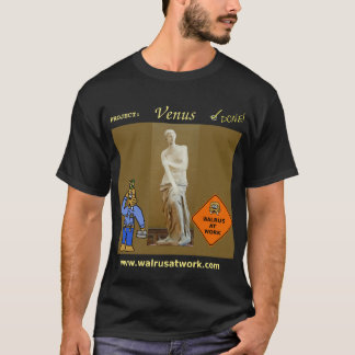 Walrus at Work Venus Project (Dark) T-Shirt