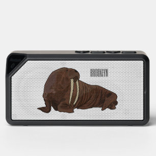 Walrus cartoon illustration bluetooth speaker