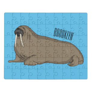 Walrus cartoon illustration jigsaw puzzle